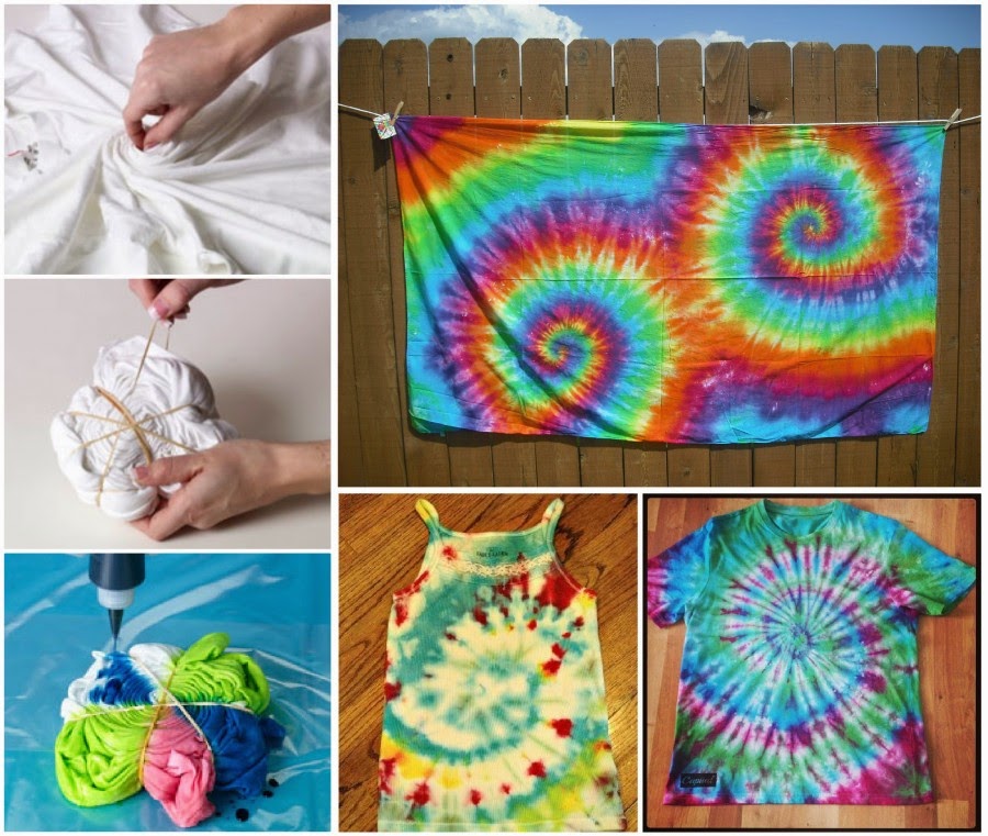 Ideas & Products: Tie-Dye Swirl T-Shirt Tutorial