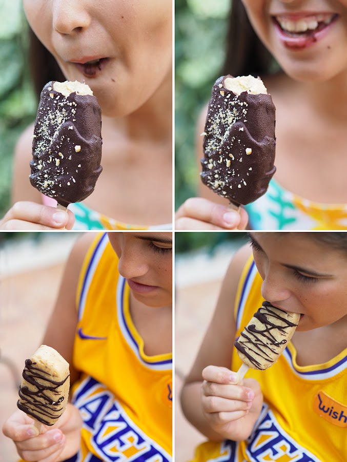 Helado saludable de plátano y mango _15