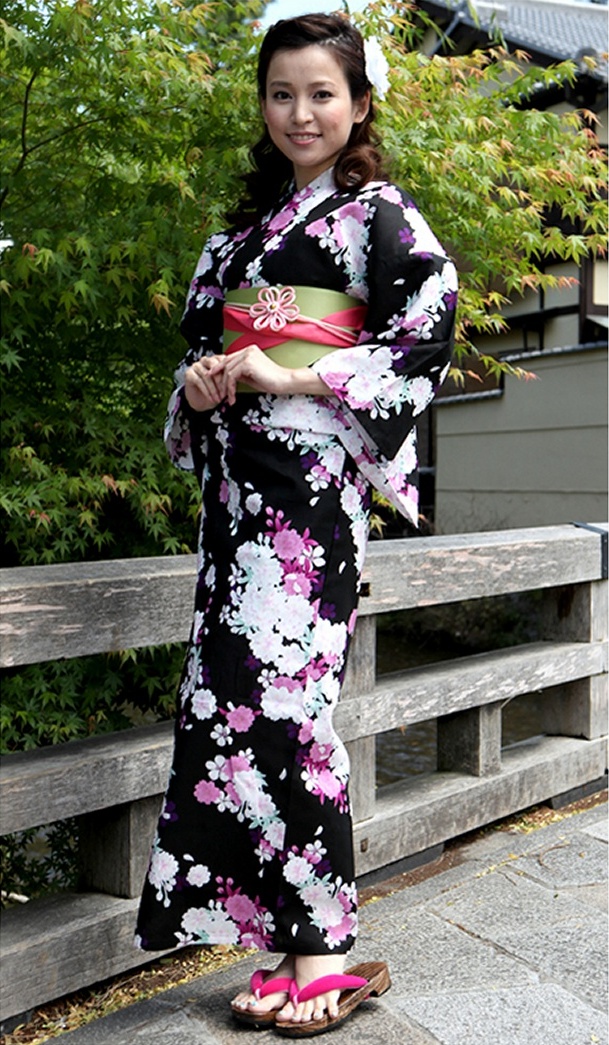 Interesting Green Japanese Yukata (2) Buying tips