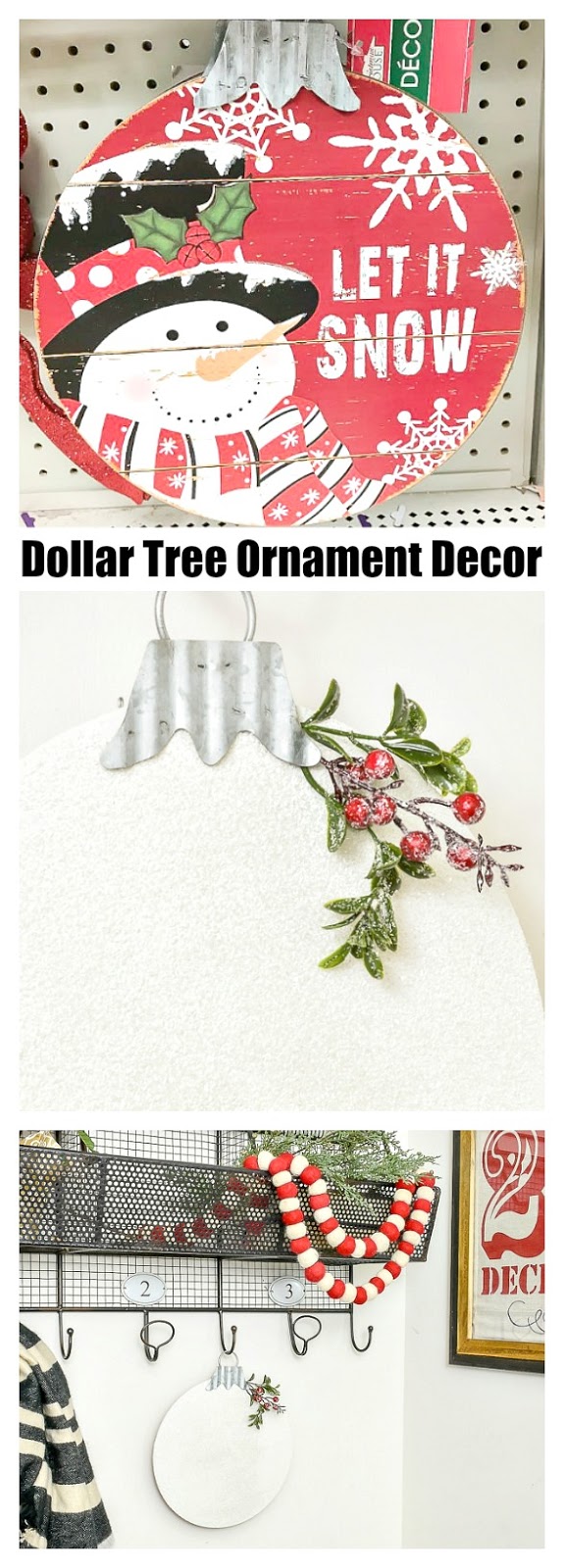 Easy Wood Ornament Decor From Dollar Tree Little House of Four