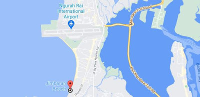 jimbaran beach map