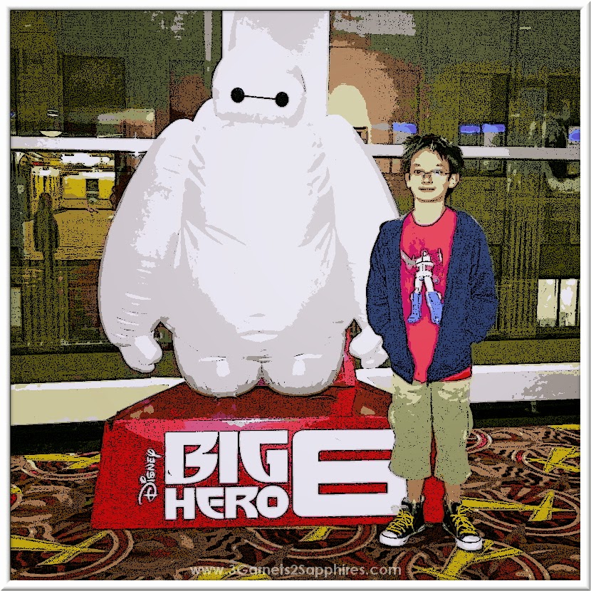 Disney Big Hero 6 Movie - Hiro with Baymax at Advanced Screening  |  www.3Garnets2Sapphires.com