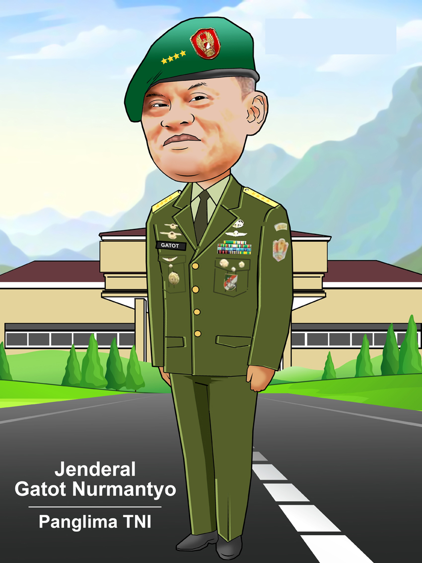 Gambar Kartun Pernikahan Tni Bestkartun