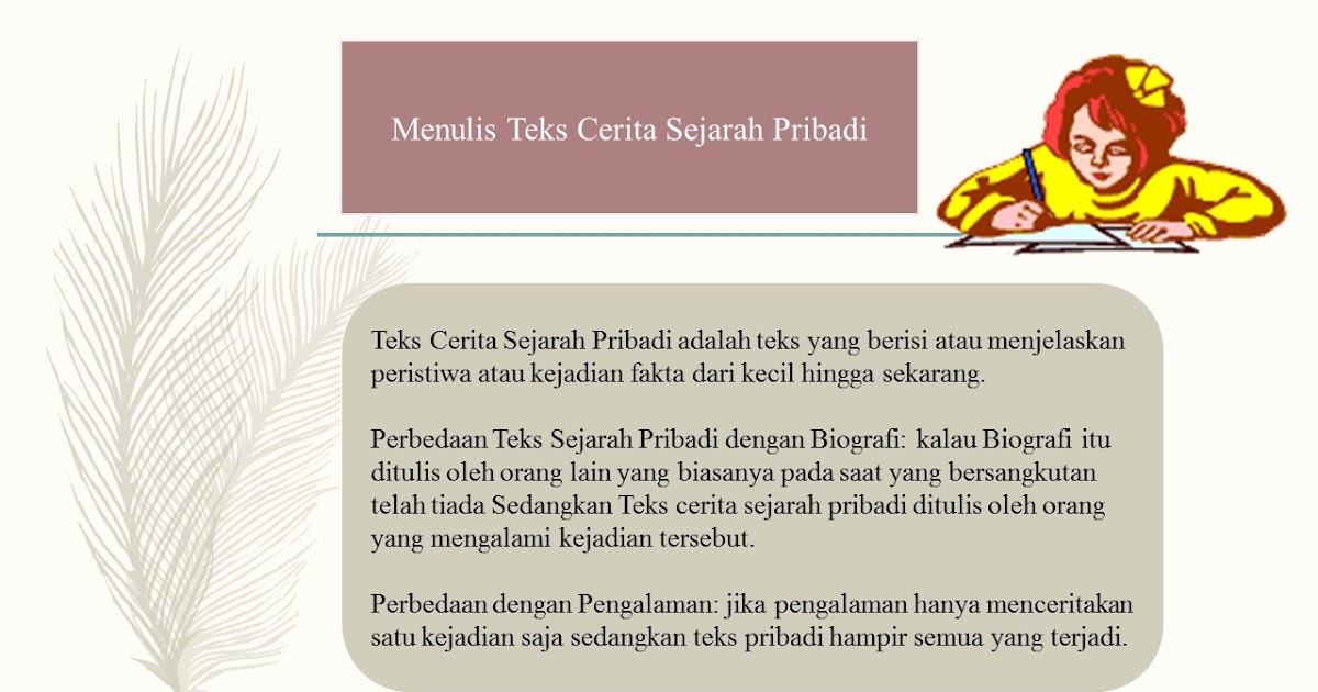 4 4 Menulis Cerita Sejarah Pribadi Dengan Memerhatikan Kebahasaan