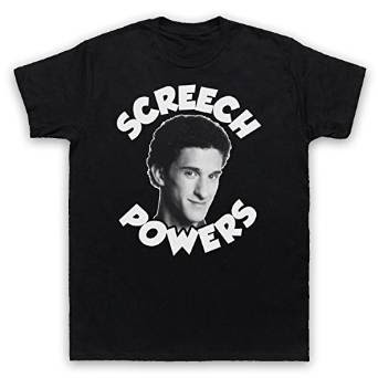 Screech Powers Black T-shirt for Men