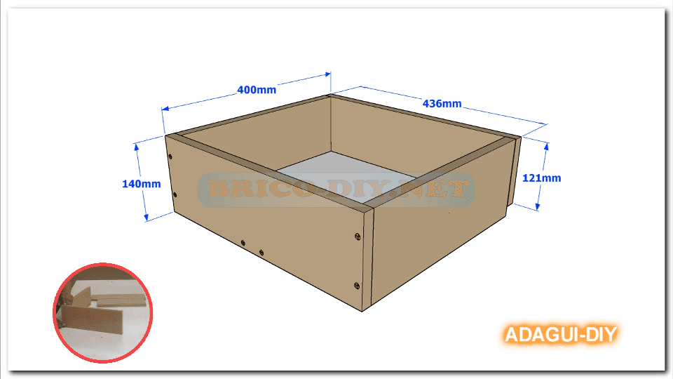Vídeo Como hacer gavetas y cajones de mdf para muebles.  del
