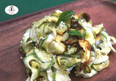zucchine-menta-creme-fraiche-friggitrice-ad-aria