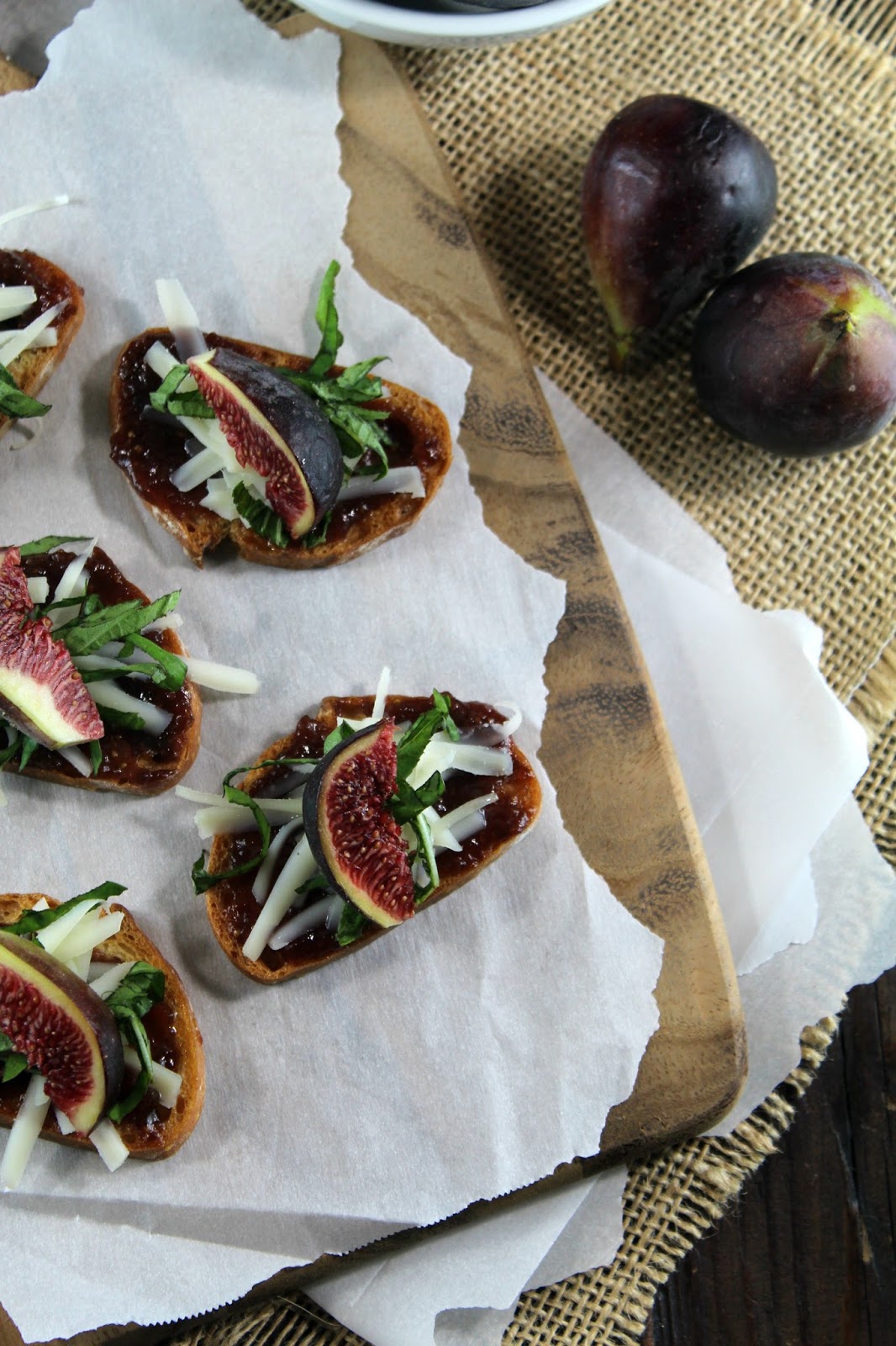Authentic Suburban Gourmet Manchego and Fig Jam Crostini Friday Night Bites