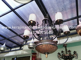 Lampu Tembaga | Kap Lampu Tembaga | Lampu Gantung | Lampu Hias | Aneka Kerajinan Lampu Tembaga 