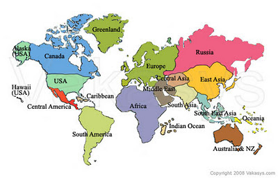 General Knowledge: World Map