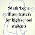 5 Logic Maths Puzzles and Answers for Students