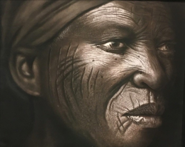 Нигерийский художник Нигерийский художник. Babajide Olatunji