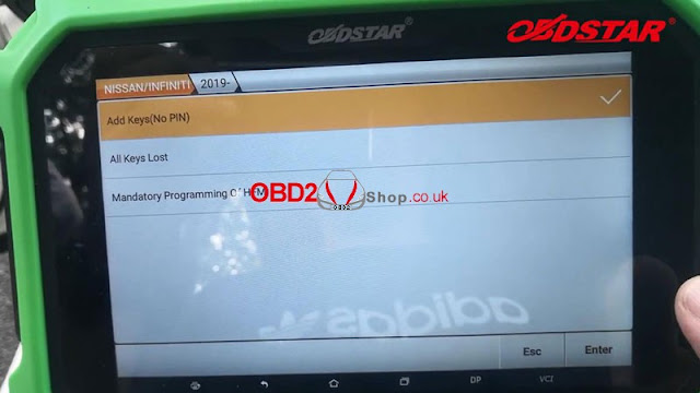Obdstar X300 DP Plus & 16+32 Cable  Adds 2020 Nissan Sylphy(B18) Key OK 06