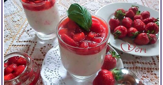 Lecker mit Geri: Erdbeer-Basilikum–Creme - Крем с ягоди и босилек