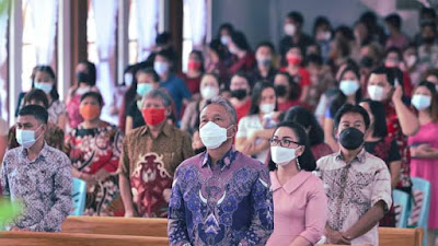 Ibadah Minggu di GMIM Talitakum Pondang, Bupati FDW Jadi Ketua Panitia Pembangunan