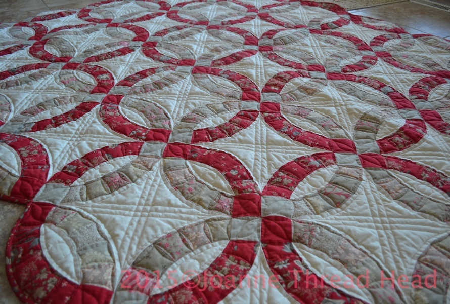 Thread Head Double Wedding Ring Quilt