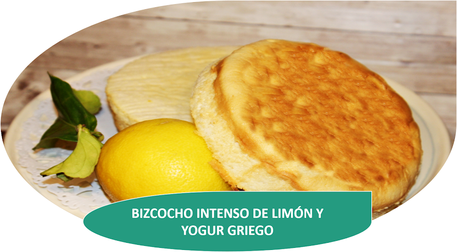 BIZCOCHO INTENSO DE LIMÓN Y YOGUR GRIEGO