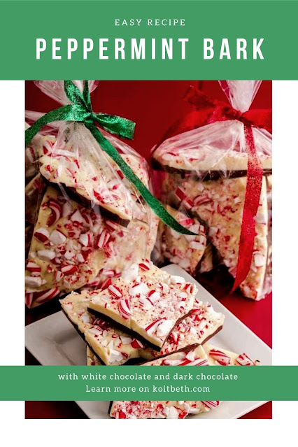 Peppermint Bark Recipe Easy With Dark Chocolate and White Chocolate ...