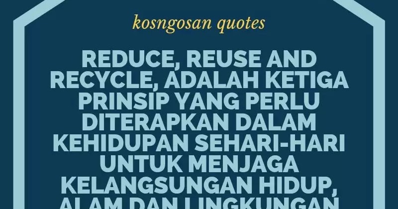 Kata Bijak tentang Sampah dalam Bahasa Inggris