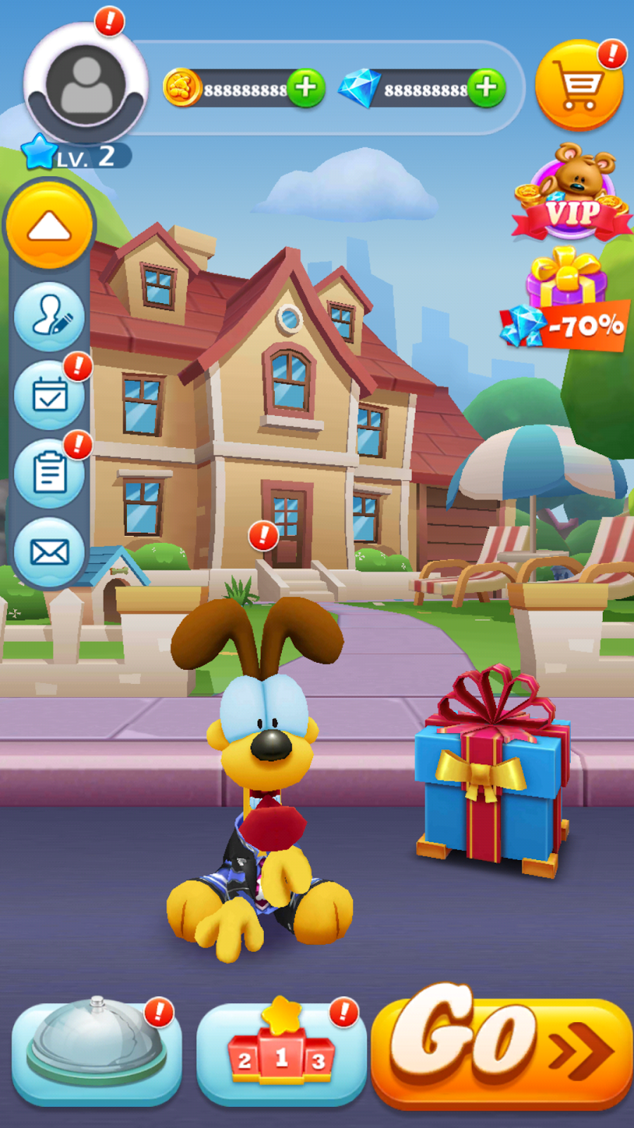 Garfield Rush 2.2.2 Hile Mod Apk PARA HİLELİ Android Apple Apk