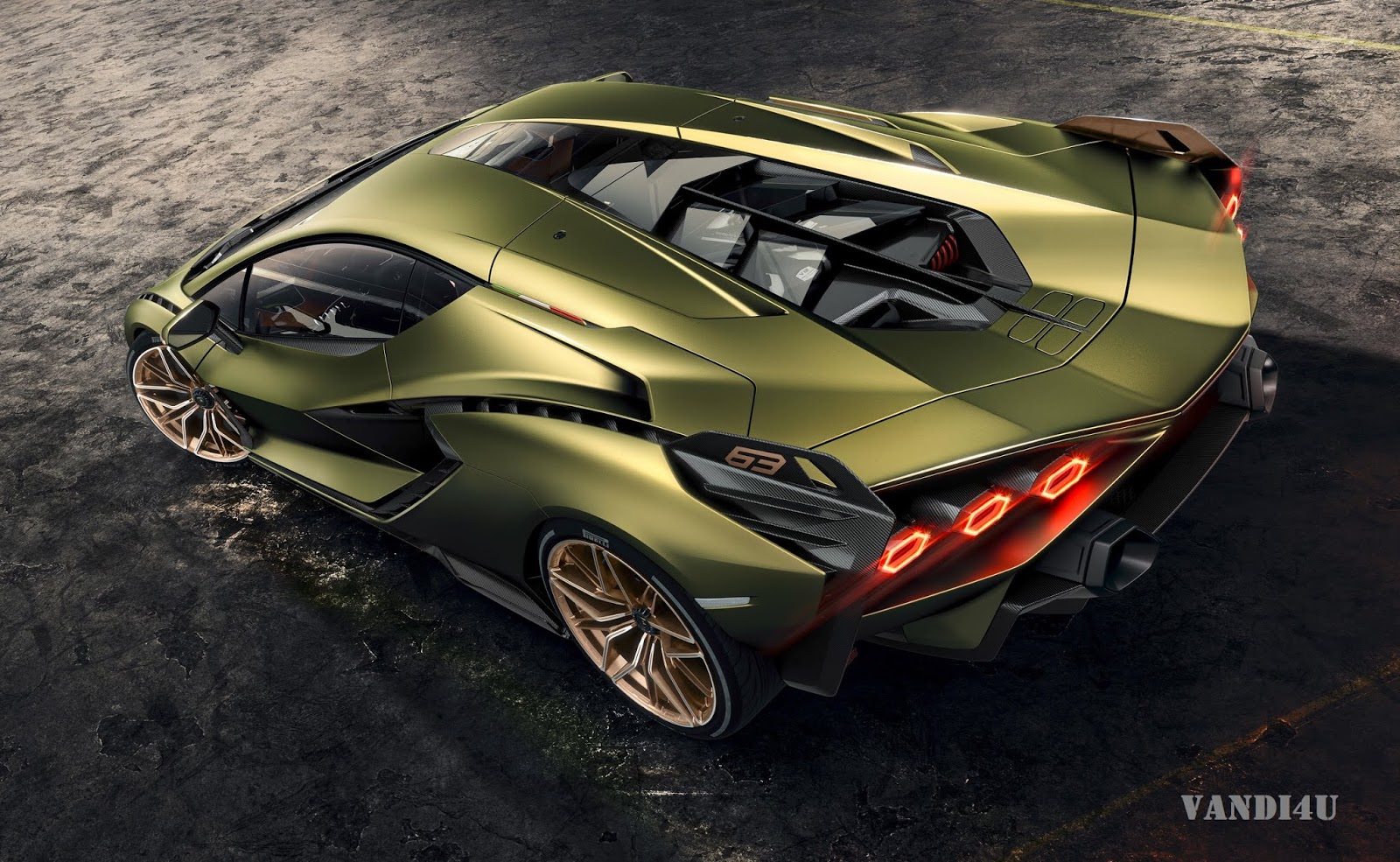 Lamborghini Unviels It's First Hybrid Supercar - Sian |VANDI4U