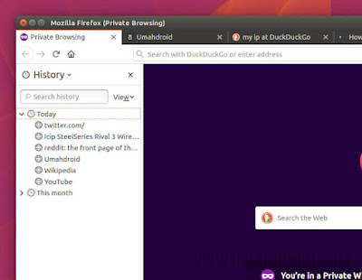 Browsing History Mozilla Firefox