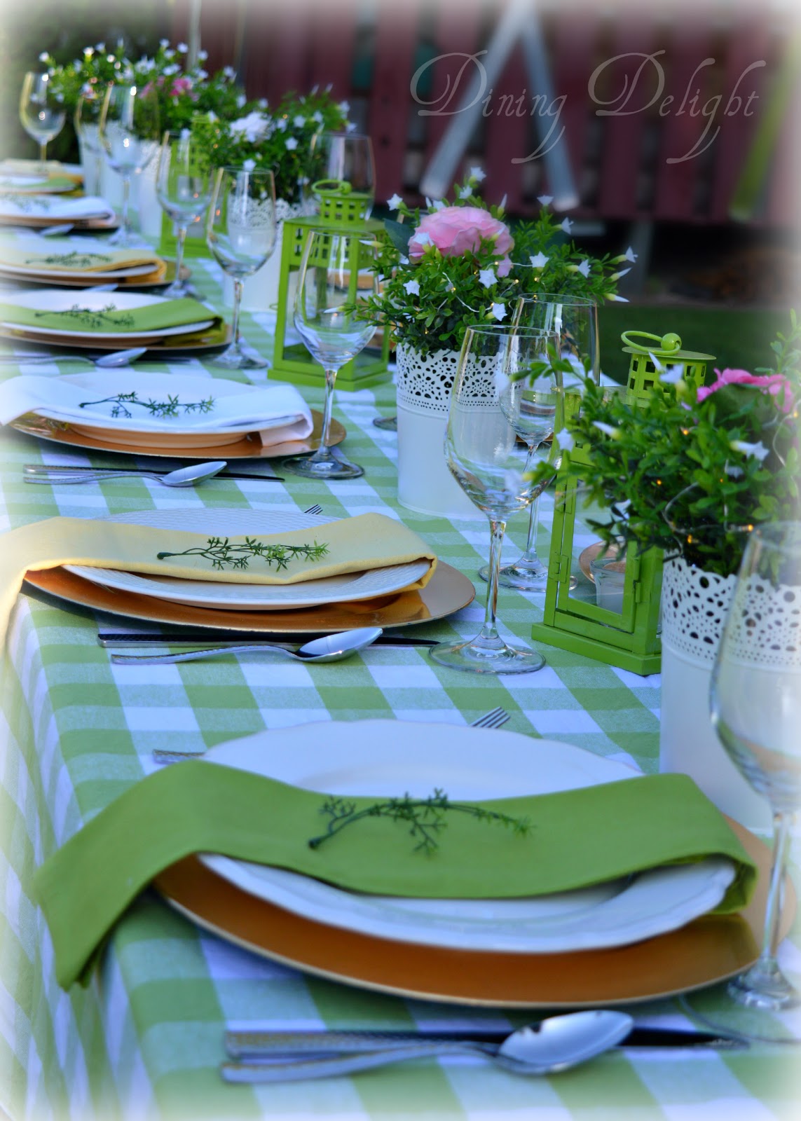Dining Delight Backyard Garden Party Tablescape
