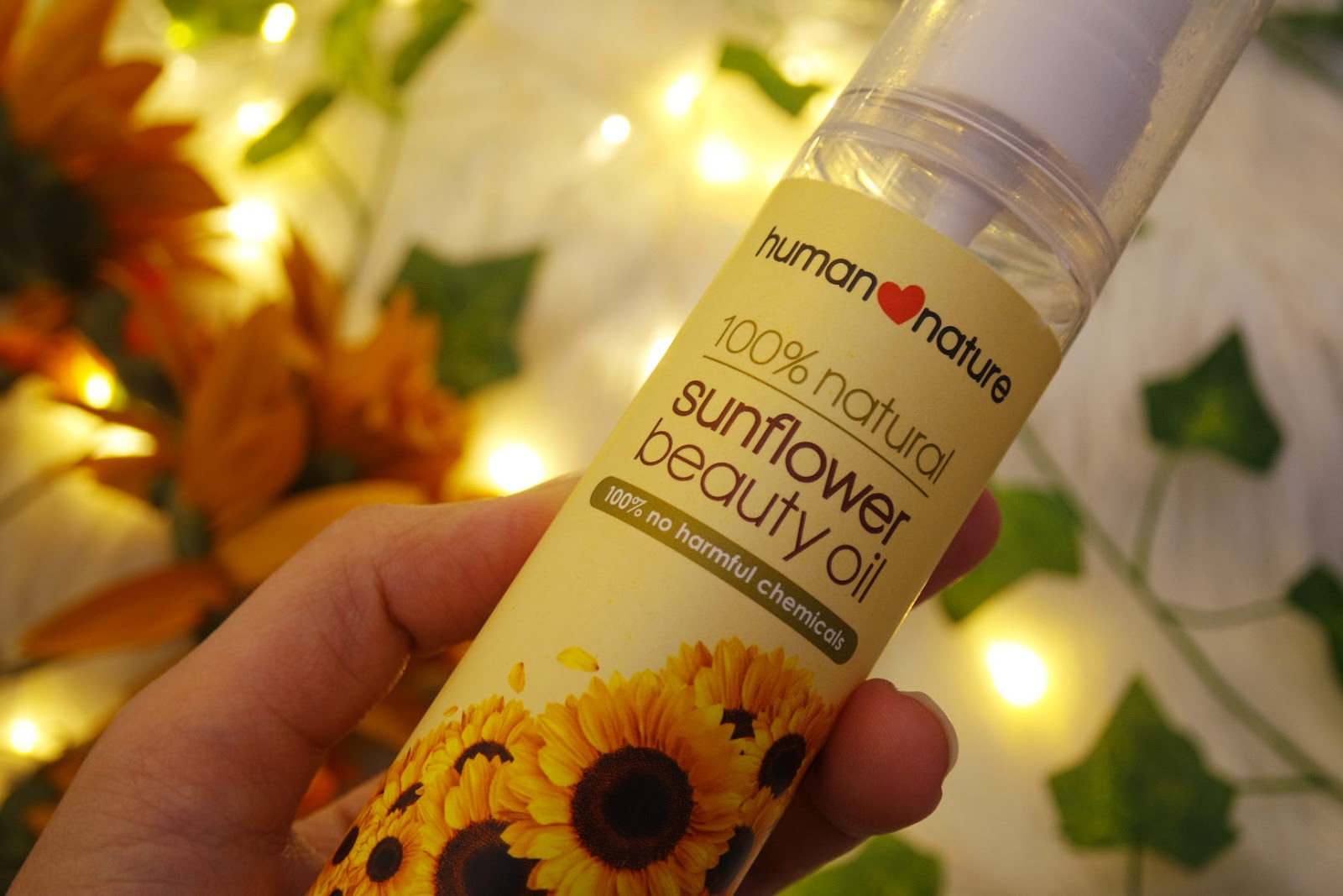 Human Heart Nature Sunflower Beauty Oil Review