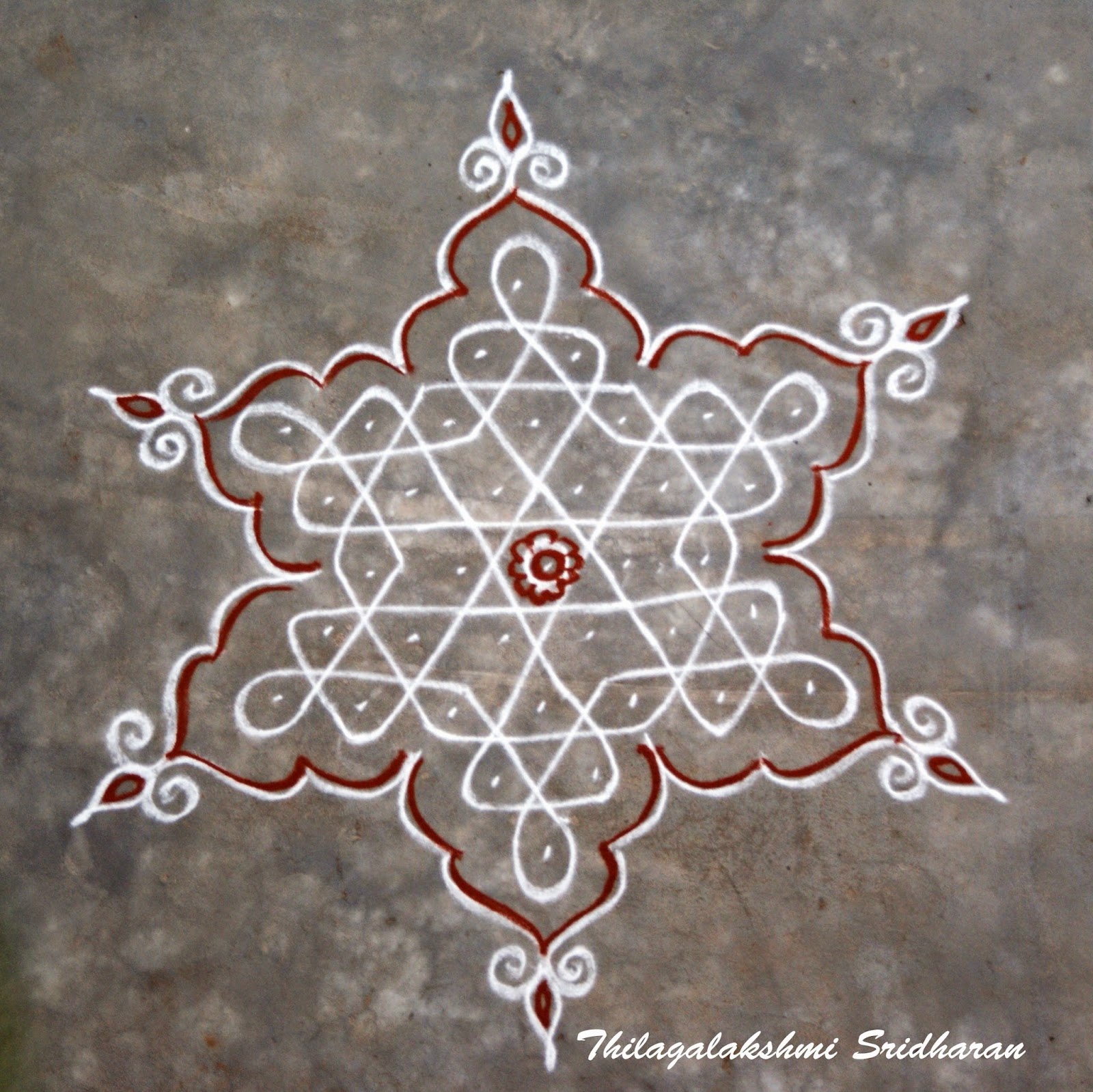 Rangoli and Art Works: CHIKKU KOLAM (5-3 DOTS AND 2-1 DOTS ON ALL SIDES)