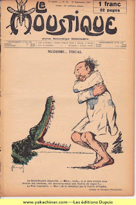 Le Moustique, Journal Humoristique Hebdomadaire, numéro 39, année 1931 >
