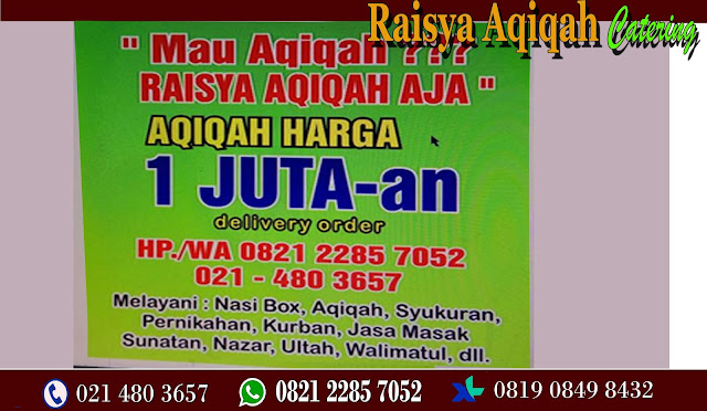 Layanan Paket Catering Aqiqah Nasi Box Jakarta Bekasi Depok