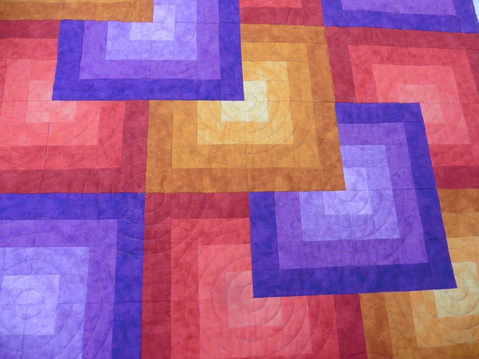 DianeLoves2Quilt Overlapping Squares Completed