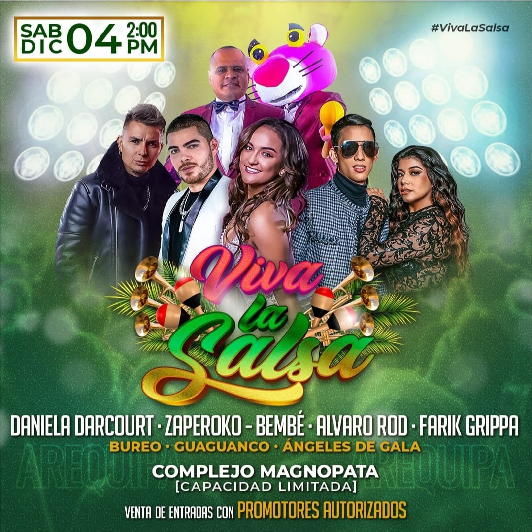 Viva La Salsa 2021 con Daniela Darcourt y muchos más 04 de diciembre