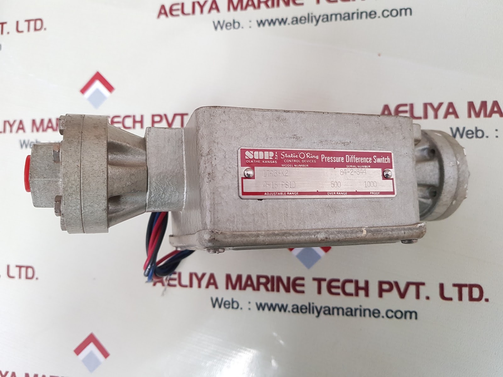 SOR CONTROL 17R3K2 PRESSURE DIFFERENCE SWITCH Aeliya Marine