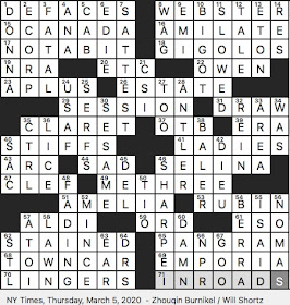 Ny times crossword solutions