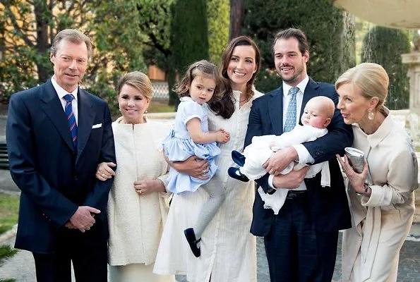 Duchess Maria Teresa, Prince Felix and Princess Claire, Prince Guillaume, Princess Stephanie, Princess Amalia, Prince Louis, Princess Alexandra, Prince Sebastien, Prince Nikolaus