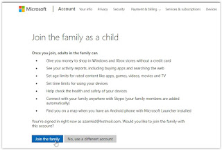 Join the Family Windows 10