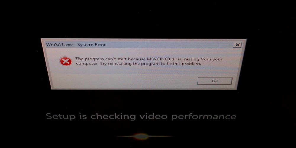 MSVCR100.DLL Hatası ve Çözümü