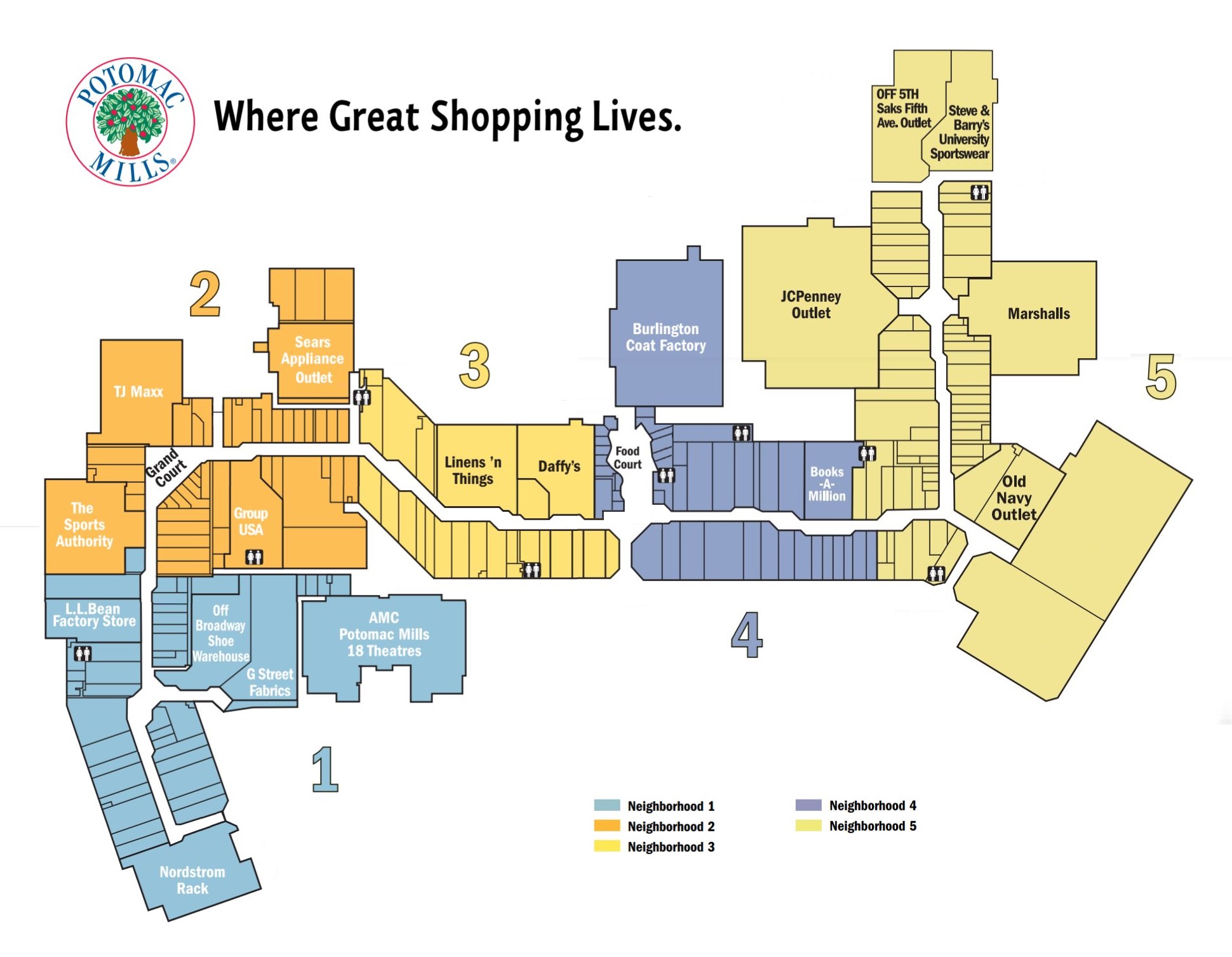 Woodbridge Burlington Coat Factory Potomac Mills Mall Map