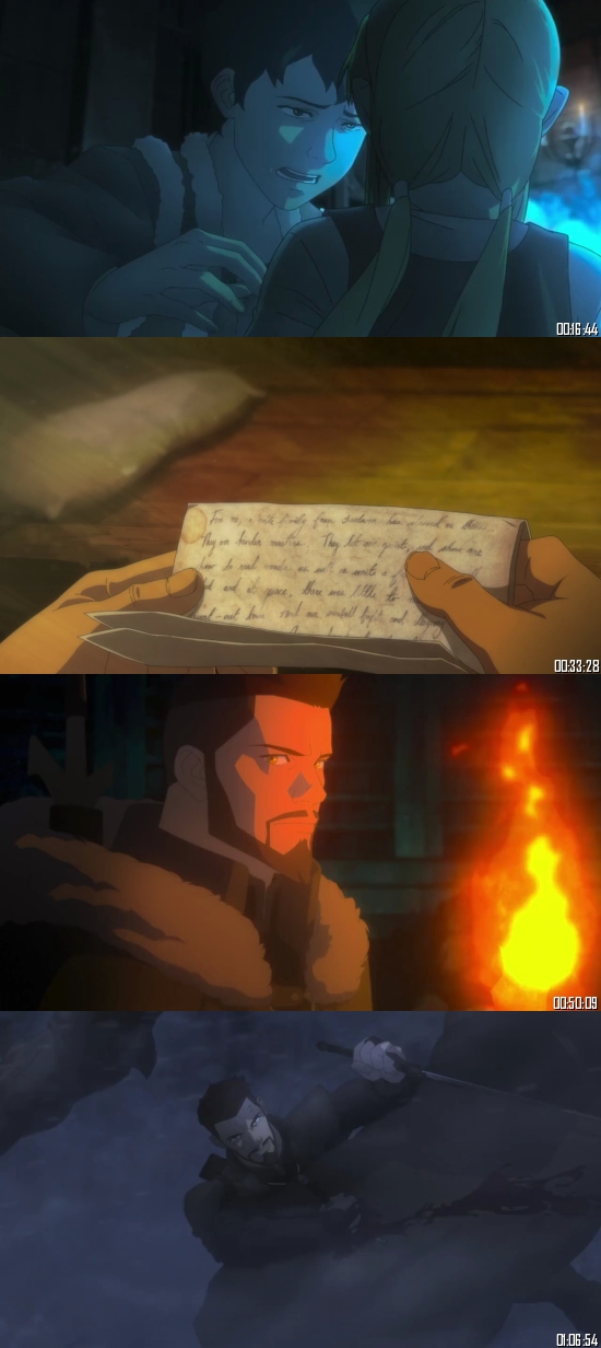 The Witcher Nightmare of the Wolf 2021 BRRip 720p 480p Dual Audio Hindi English Full Movie Download