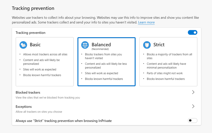 Beveiligingsfuncties in Microsoft Edge-browser