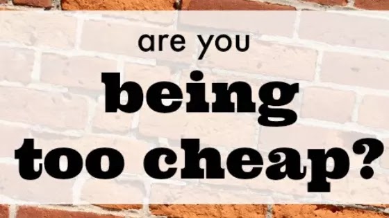 being too cheap habits
