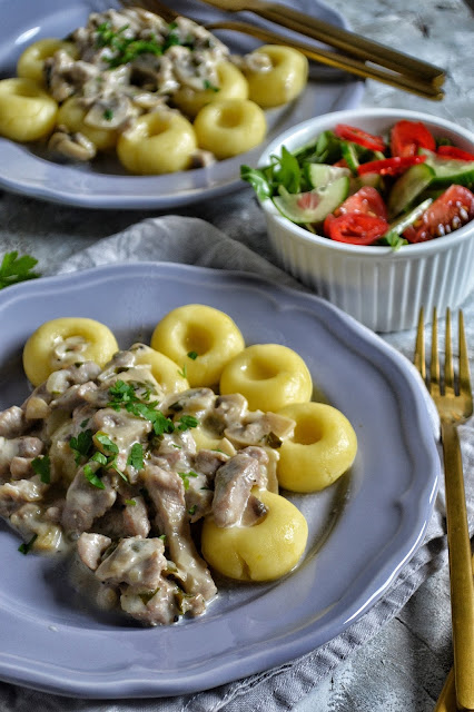 Polędwiczka z pieczarkami