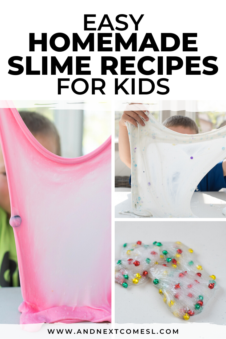 Homemade Slime Recipe For Kids