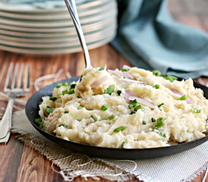 Hungry Couple Caramelized Onion and Gruyere Mashed Potatoes