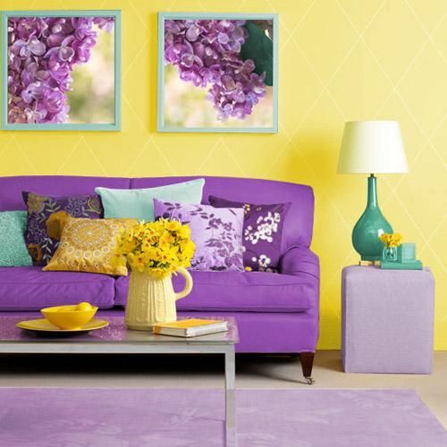 colores que combinan con morado