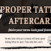 Proper Tattoo Aftercare: Make Your Tattoo Look Good Forever! #infographic