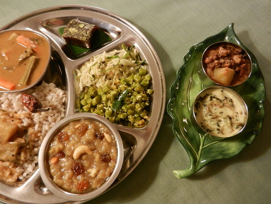 Sizzling Indian Recipes.....: Vishu Sadya - Delicious Vegetarian ...