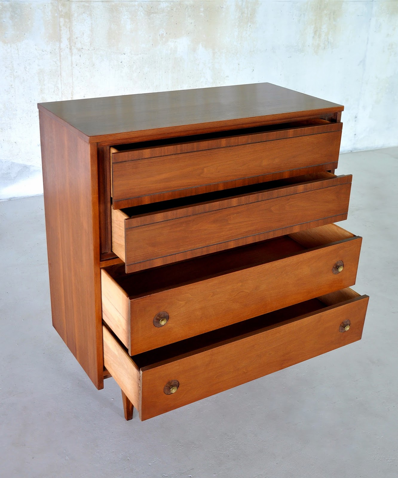 SELECT MODERN Hooker Highboy Dresser or Gentleman's Chest of Drawers