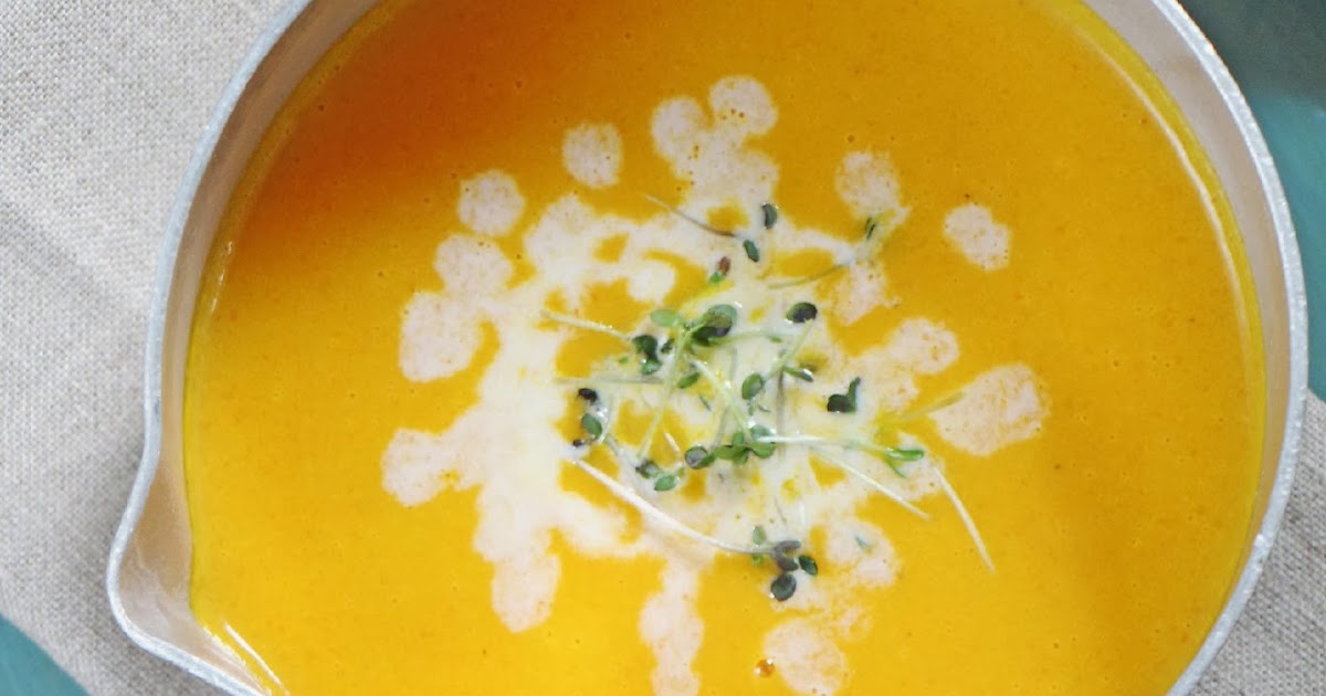 Gutes für Leib &amp; Seele: Karotten-Kokos-Ingwer-Orangen-Suppe